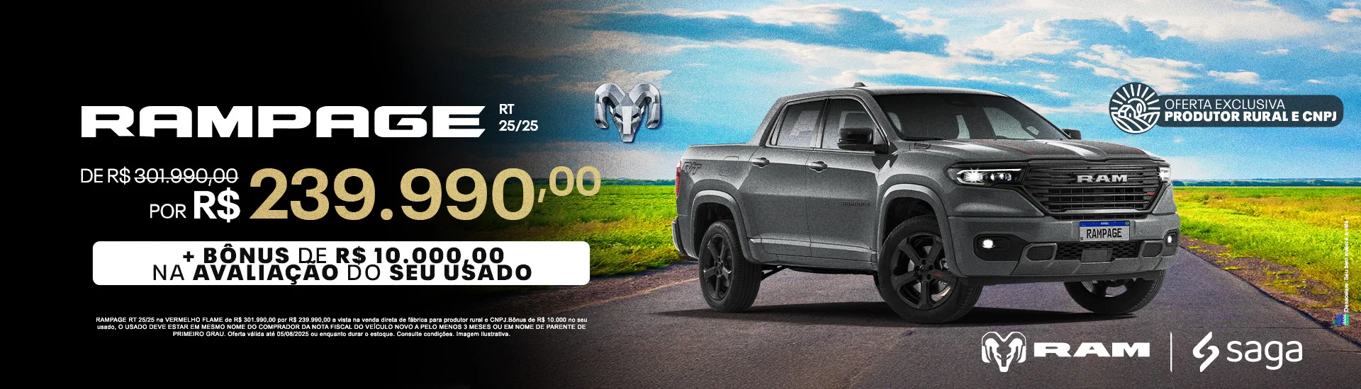 OFERTA RAMPAGE GOIAS